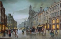 Lot 310 - Steven Scholes, St. Ann's Square, Manchester, oil.
