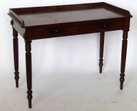 Lot 420 - Early 19th century mahogany side table.