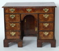 Lot 422 - Walnut Knee-Hole Desk