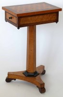 Lot 444 - Tonbridge inlaid occasional table.