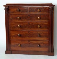 Lot 462 - Victorian mahogany chest of drawers
