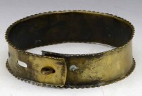 Lot 2 - Brass dog collar.