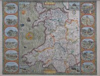 Lot 40 - John Speed, Map of Wales.