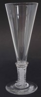 Lot 51 - 18th century ale glass.