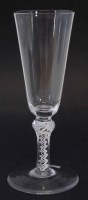Lot 52 - 18th century ale glass.