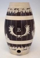 Lot 106 - Felspathic Stoneware barrel by John Lockett circa