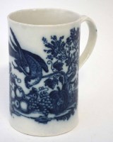 Lot 171 - Caughley tankard circa 1785,   printed with a