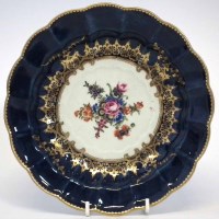 Lot 174 - Worcester plate circa 1770
