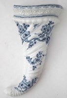 Lot 176 - Worcester cornucopia wall pocket circa 1760