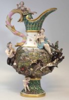 Lot 205 - Meissen ewer symbolic of Earth