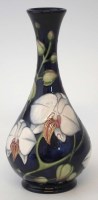 Lot 247 - Moorcroft trial vase, decorated with Chatsworth
