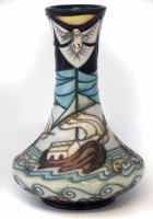 Lot 254 - Moorcroft vase, decorated with Winds of Change pattern