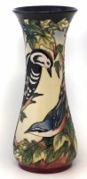 Lot 257 - Moorcroft trial vase, decorated with Ingleswood pattern after Philip Gibson