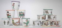 Lot 284 - Six Shelley Mabel Lucie Attwell napkin rings and