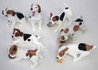 Lot 293 - Seven Royal Doulton Character dogs, to include