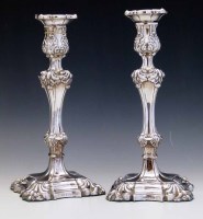 Lot 322 - Pair of filled silver Georgian style