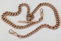 Lot 338 - Double Albert watch chain.