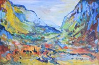 Lot 438 - J.L. Isherwood, Loch Maree, Scotland, oil.