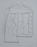 Lot 468 - Bryan Ingham, Untitled, pen and ink.