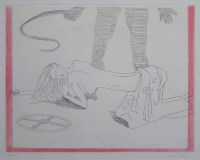 Lot 524 - Man Ray, Donna, signed aquatint etching.