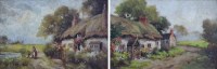 Lot 535 - Josh Fisher, Rural views, oil (2).