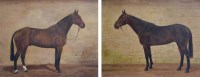 Lot 546 - F.M. Hollams, Tombrein and Sacristan, oil (2).