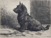 Lot 574 - Herbert Dicksee, Forgotten, etching.