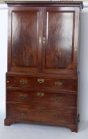 Lot 597 - Linen press.