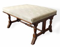 Lot 609 - H. Ogden, Manchester stool.