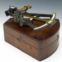 Lot 2 - Mahogany cased octant