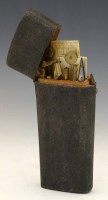 Lot 3 - Shagreen covered drawing instruments case