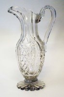 Lot 93 - Cut glass jug