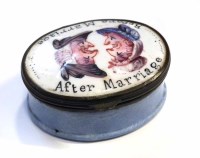 Lot 108 - Enamel marriage box