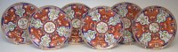 Lot 149 - Six English procelain dessert plates.