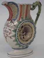Lot 166 - J. Sheldon puzzle jug.