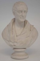 Lot 175 - Keys & Mountford Parian bust of Sir Robert Peel.