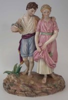 Lot 212 - Royal Worcester figure group.