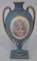 Lot 213 - Kerr and Bins vase.