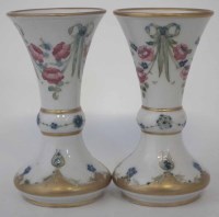 Lot 229 - Pair of Moorcroft Macintyre waisted vases.