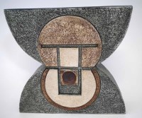 Lot 266 - Large Troika double vase