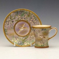 Lot 339 - Japanese Kinkozan cup and saucer.