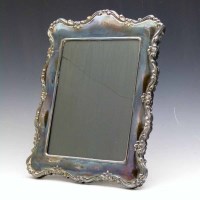 Lot 392 - Britannia silver fronted photograph frame, London 1996, height 26.5cm.