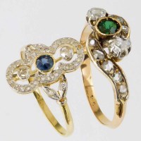 Lot 430 - Two antique rings