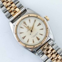 Lot 456 - Rolex Oyster Perpetual bi-metal wristwatch