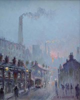 Lot 474 - Reg Gardner, Ancoat, Holtown, oil.