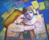 Lot 484 - Bohuslav Barlow, The House, oil on canvas.