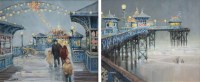Lot 497 - John Lines, Potters Fortnight No.1 and No.2, oil (2).