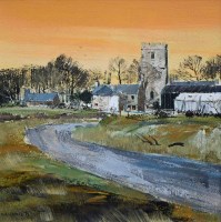 Lot 500 - Michael Barnfather, Kirby Hill, Yorkshire, oil.
