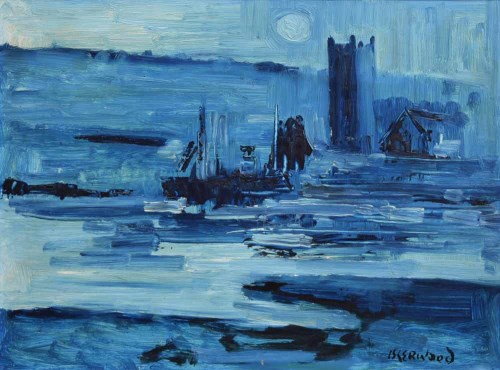Lot 501 - J.L. Isherwood, St. Ives, oil on board.