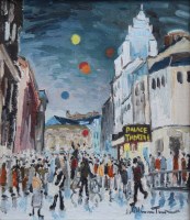Lot 505 - William Turner, Oxford Street, Manchester, 1978, oil.